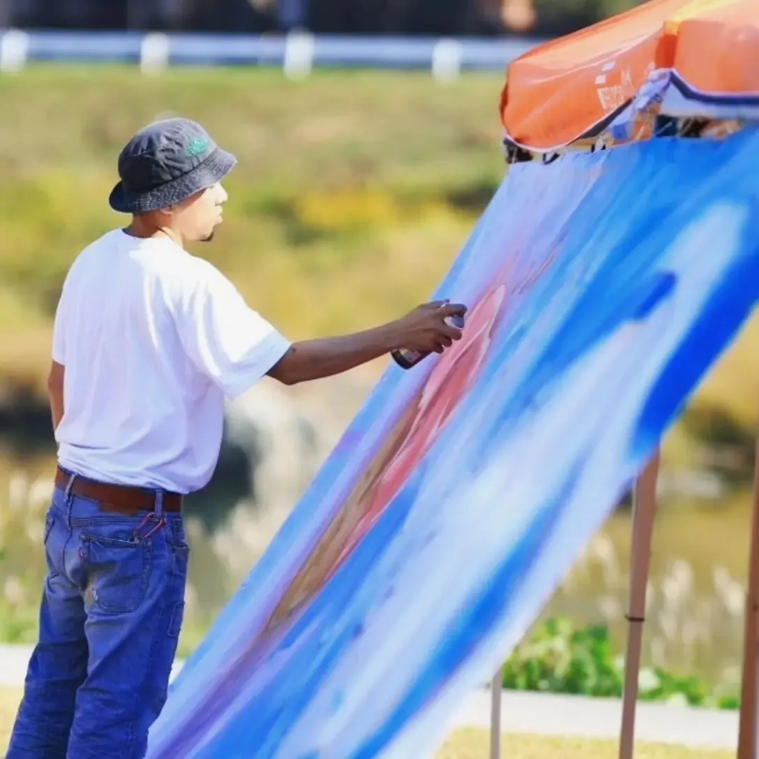 ライブペイント作品を飾っていただきました！