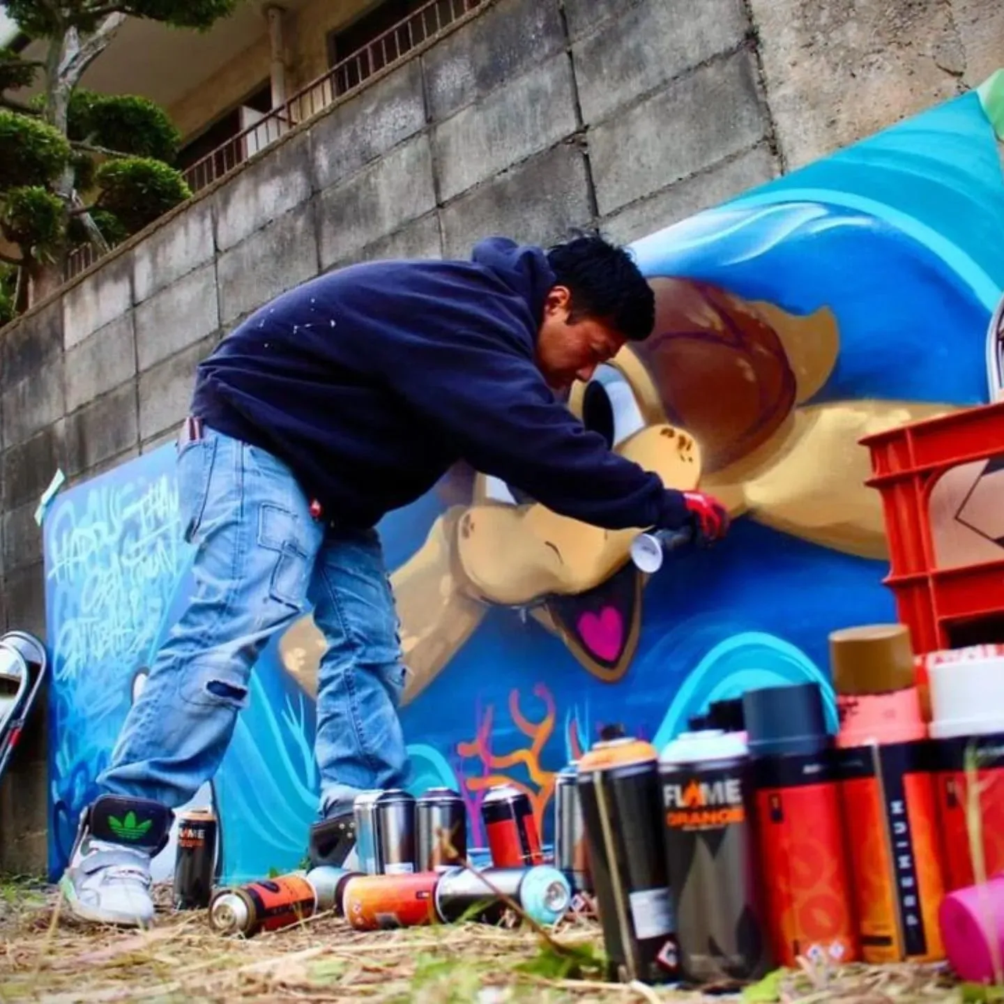 福岡県東区西戸崎でアートイベントを開催しました！