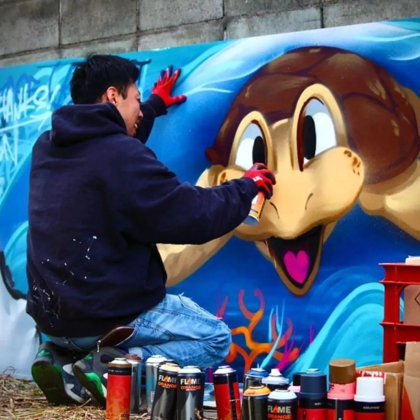 福岡県東区西戸崎でアートイベントを開催しました！