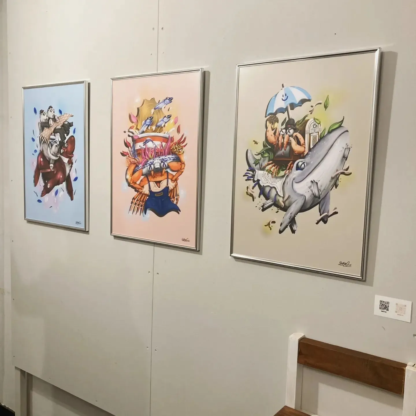 西戸崎にあるギャラリーにて4人展を開催中です✨