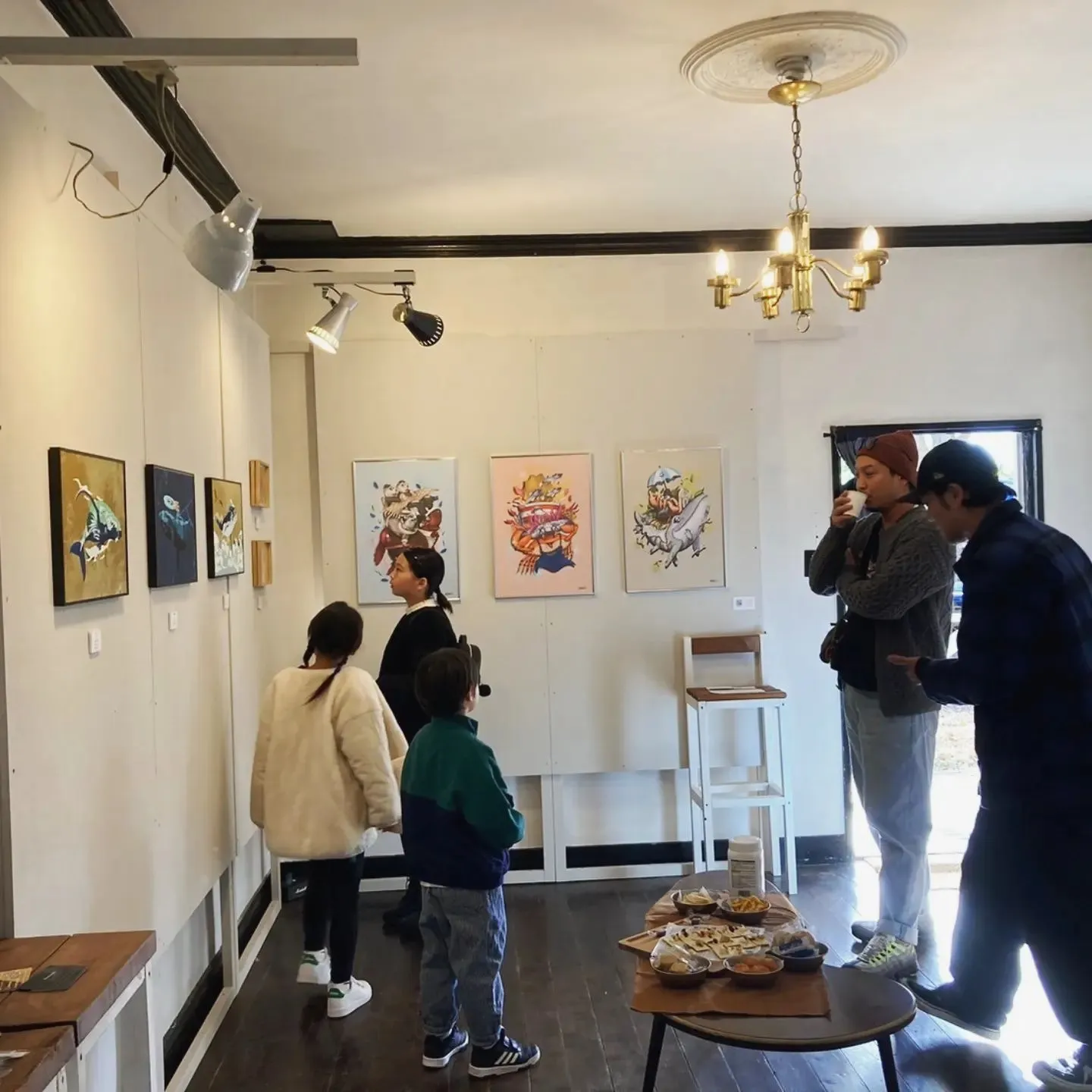 西戸崎にあるギャラリーにて4人展を開催中です✨