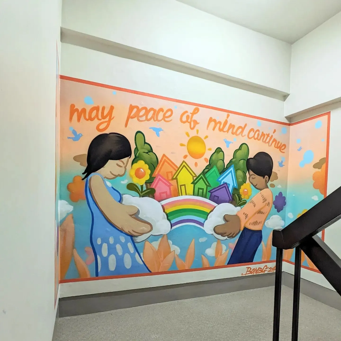 姫路市にてウォールアート制作を行いました！