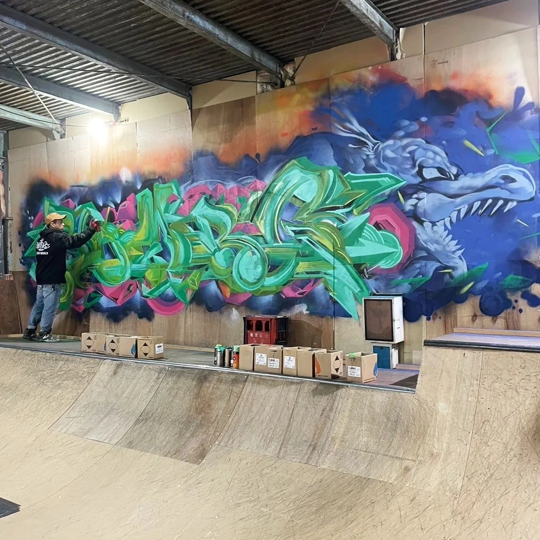 姫路でグラフィティしてきました!