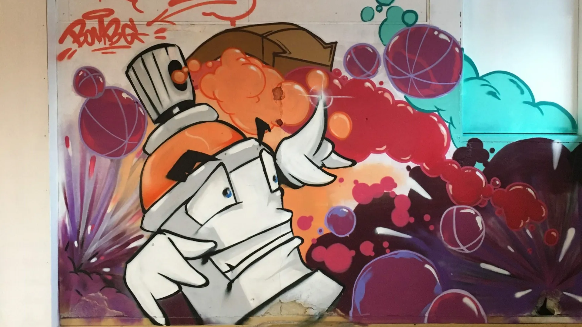 踊る前に、気持ちが上がる壁|兵庫県