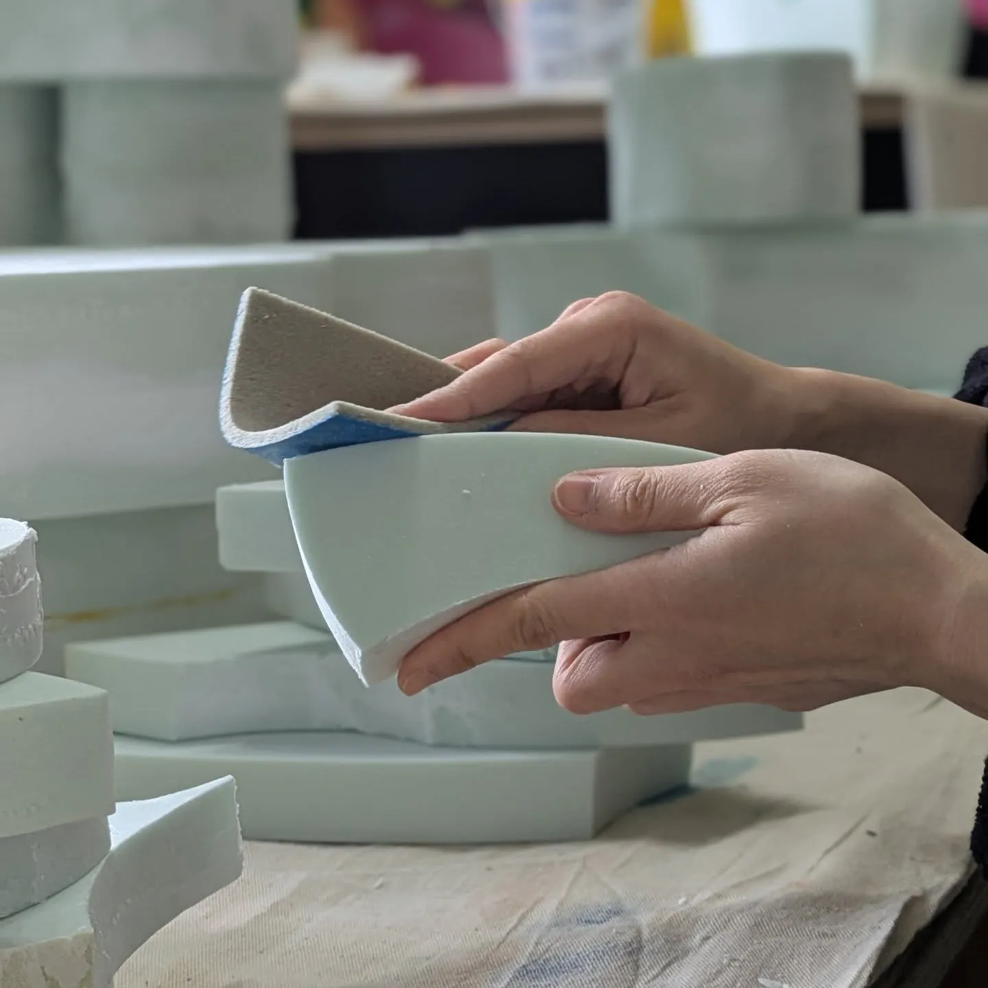 香川県直島へ、制作の日々