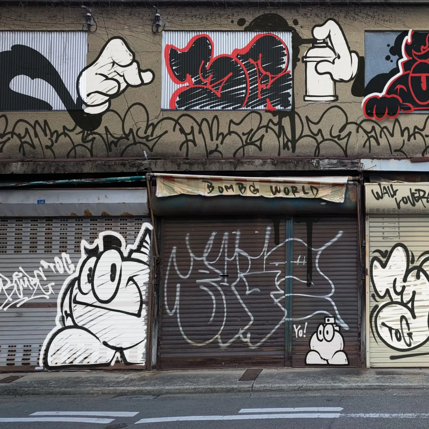 🚩BOMBG に描いてほしい壁の写真、募集します!