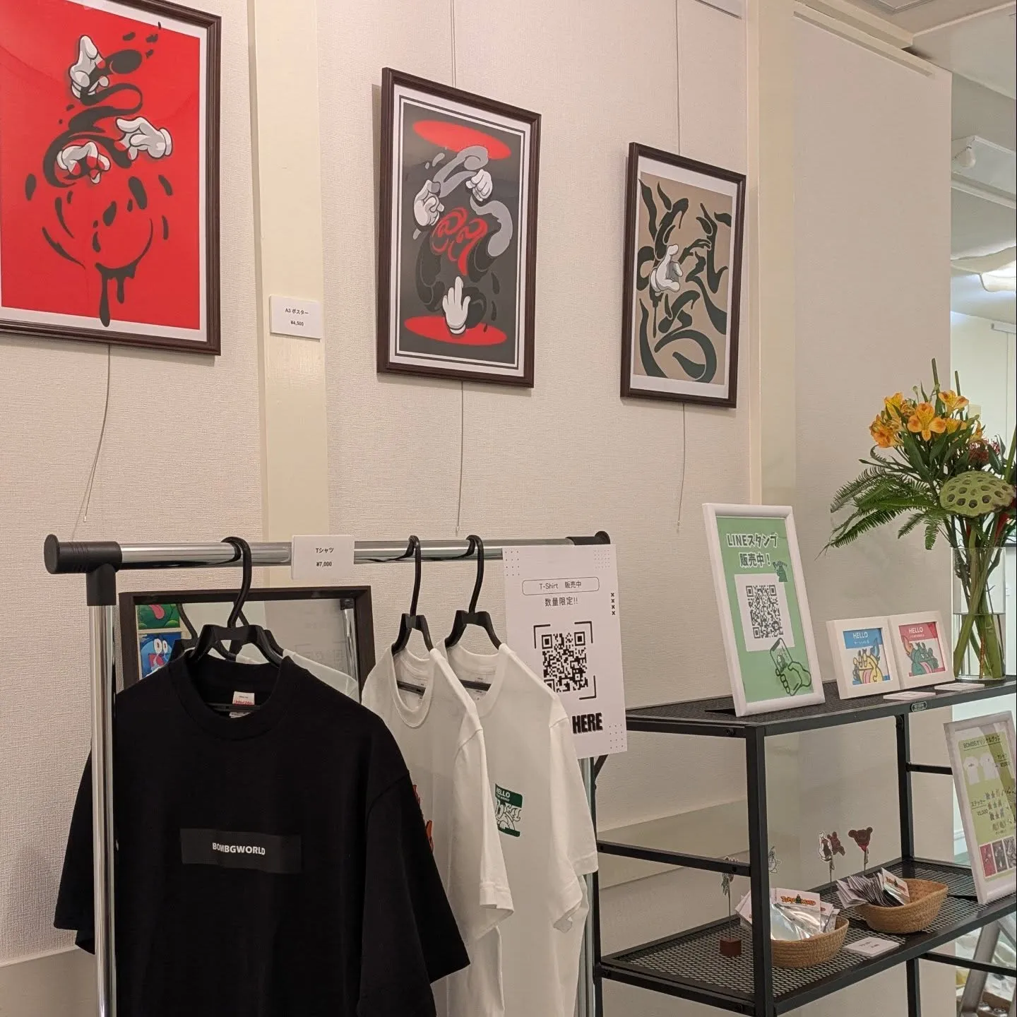 個展“No words”に来てくれた皆さん、本当にありがとう...