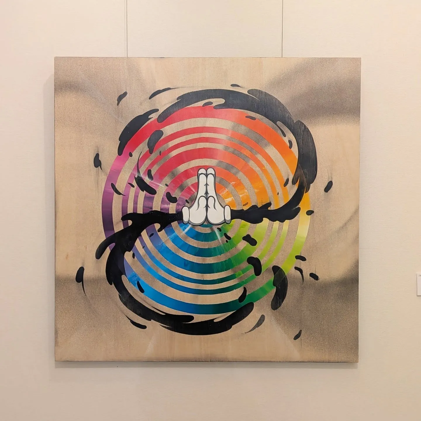 個展“No words”に来てくれた皆さん、本当にありがとう...