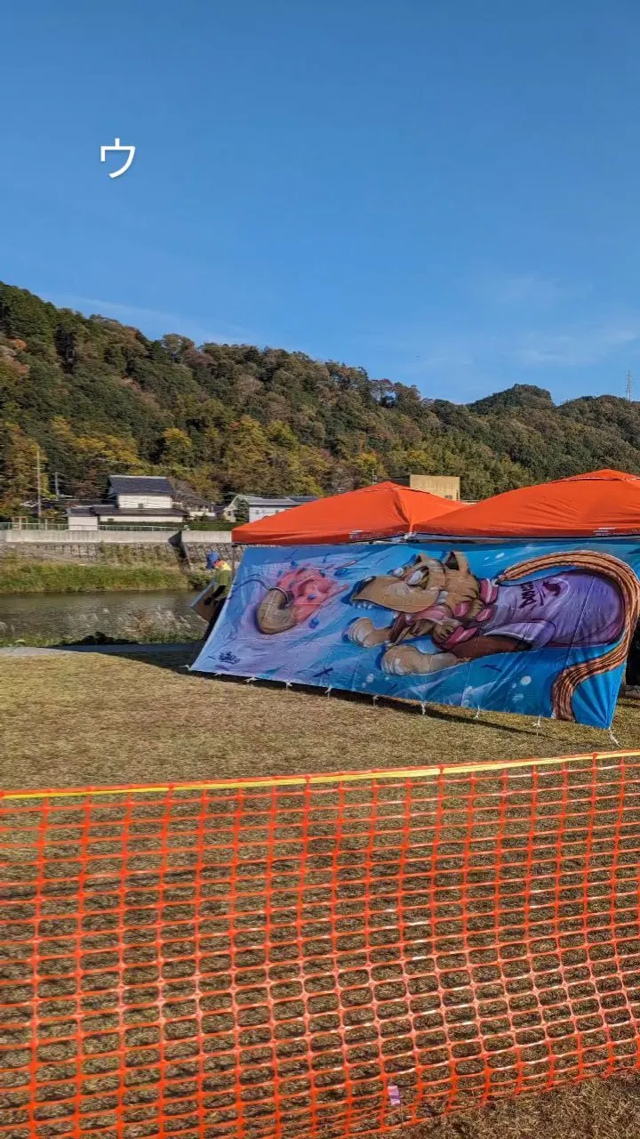 ウォールアートライブペイントの様子です！